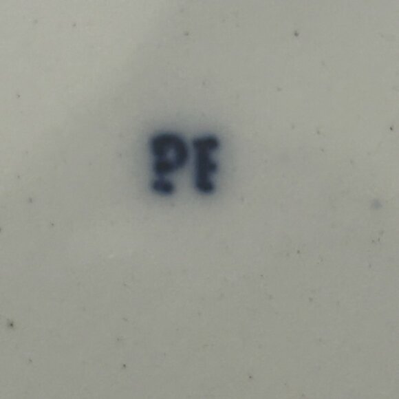 Antique 10" Royal Cauldon England  Flow Blue Turkey Dinner Plate - Picture 8 of 11